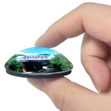 Theza France Parc de la Feerie 3D Fridge Magnet Crystal Glass