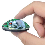 Thoiry France Parc Zoologique et Chateau 3D Fridge Magnet Crystal Glass