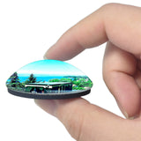 Thonon-les-Bains France Funiculaire 3D Fridge Magnet Crystal Glass