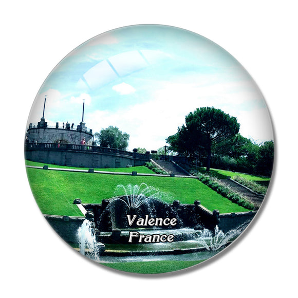 Valence France Parc Jouvet 3D Fridge Magnet Crystal Glass