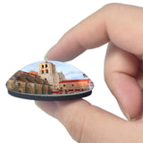 Vezelay France La Basilique Sainte Marie-Madeleine 3D Fridge Magnet Crystal Glass