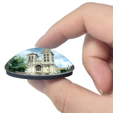 Ville de Lisieux France Cathedrale Saint-Pierre 3D Fridge Magnet Crystal Glass