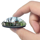 Villepinte France Parc Forestier de la Poudrerie 3D Fridge Magnet Crystal Glass