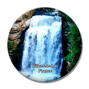 Villers-le-Lac France Saut du Doubs 3D Fridge Magnet Crystal Glass