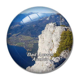 Bad Aussee Altaussee Styria Austria 3D Fridge Magnet Crystal Glass