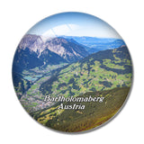 Bartholomaberg Vorarlberg Austria 3D Fridge Magnet Crystal Glass