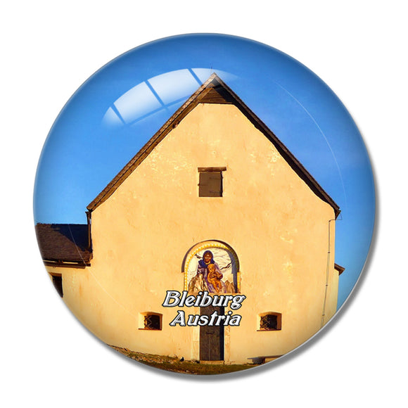 Bleiburg Austria 3D Fridge Magnet Crystal Glass