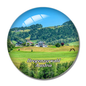 Bregenzerwald Austria 3D Fridge Magnet Crystal Glass