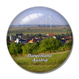 Burgenland The Propeller Austria Austria 3D Fridge Magnet Crystal Glass