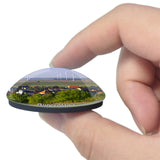 Burgenland The Propeller Austria Austria 3D Fridge Magnet Crystal Glass