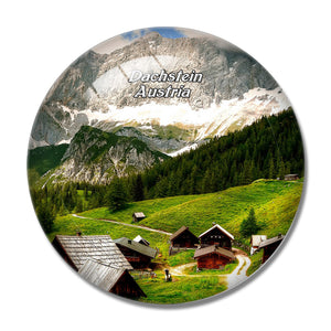 Dachstein Austria 3D Fridge Magnet Crystal Glass