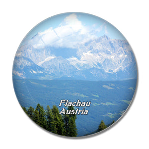 Flachau Austria 3D Fridge Magnet Crystal Glass