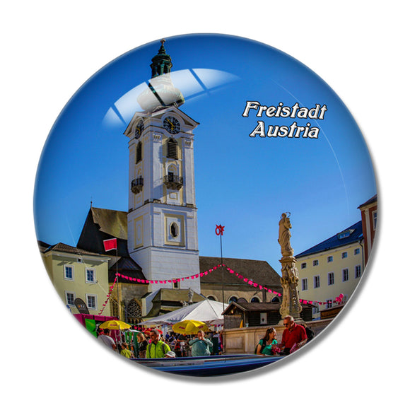 Freistadt Austria 3D Fridge Magnet Crystal Glass