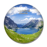 Gafalljoch Brandnertal Vorarlberg Austria 3D Fridge Magnet Crystal Glass