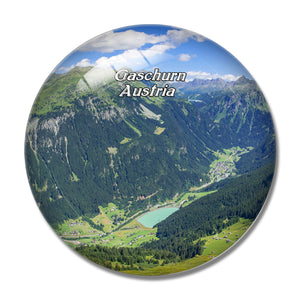 Gaschurn Vorarlberg Austria 3D Fridge Magnet Crystal Glass