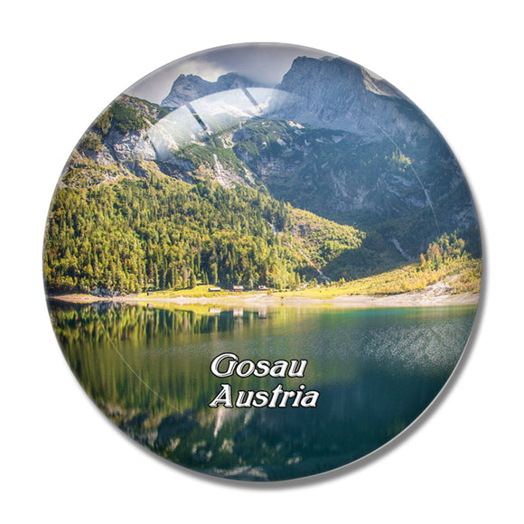 Gosau Gosausee Lake Austria 3D Fridge Magnet Crystal Glass