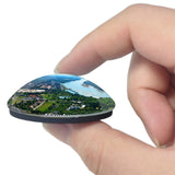 Hainburg Castle Austria 3D Fridge Magnet Crystal Glass