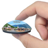 Hallstatt Lake Austria 3D Fridge Magnet Crystal Glass