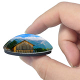 Haystacks Puchberg Austria 3D Fridge Magnet Crystal Glass