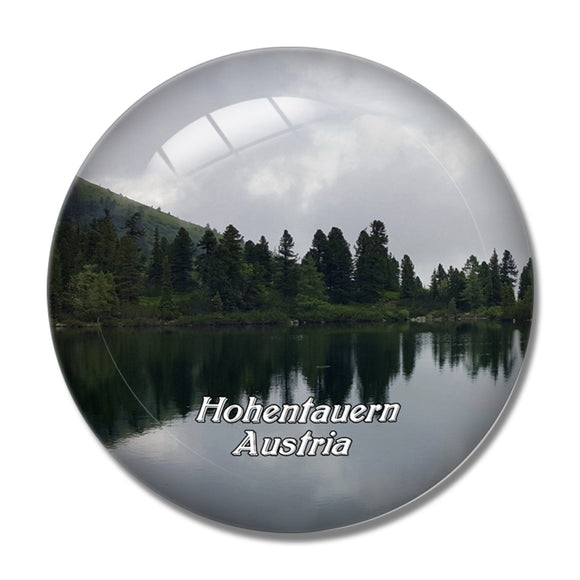 Hohentauern Lake Austria 3D Fridge Magnet Crystal Glass