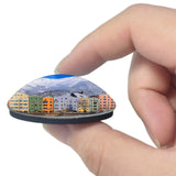 Innsbruck House Austria 3D Fridge Magnet Crystal Glass