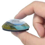 Kaprun Lake Austria 3D Fridge Magnet Crystal Glass