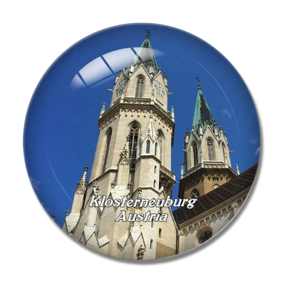 Klosterneuburg Cathedral Austria 3D Fridge Magnet Crystal Glass