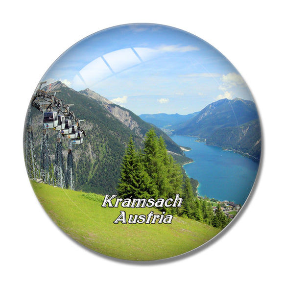 Kramsach Tyrol Austria 3D Fridge Magnet Crystal Glass