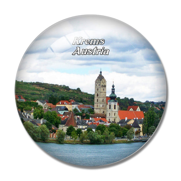 Krems Danube Austria 3D Fridge Magnet Crystal Glass