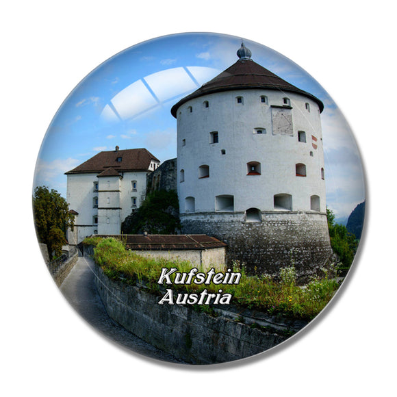 Kufstein Castle Austria 3D Fridge Magnet Crystal Glass