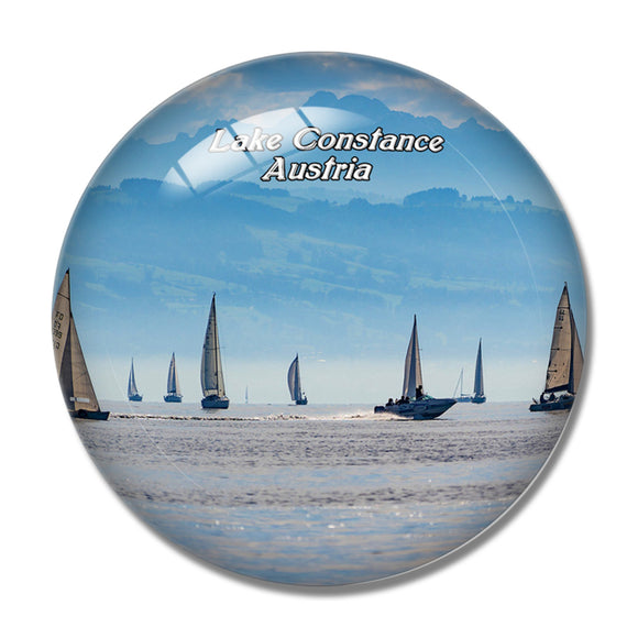 Lake Constance Austria 3D Fridge Magnet Crystal Glass