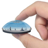 Lake Constance Austria 3D Fridge Magnet Crystal Glass