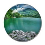 Leopold Steinersee Styria Austria 3D Fridge Magnet Crystal Glass