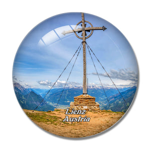 Lienz Austria 3D Fridge Magnet Crystal Glass