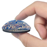 Linz Skyline Austria 3D Fridge Magnet Crystal Glass