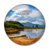 Montafon Lake Austria 3D Fridge Magnet Crystal Glass