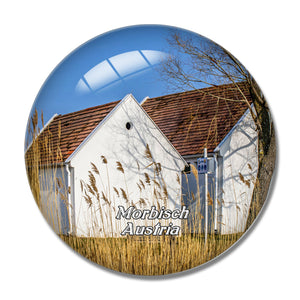 Morbisch Austria 3D Fridge Magnet Crystal Glass