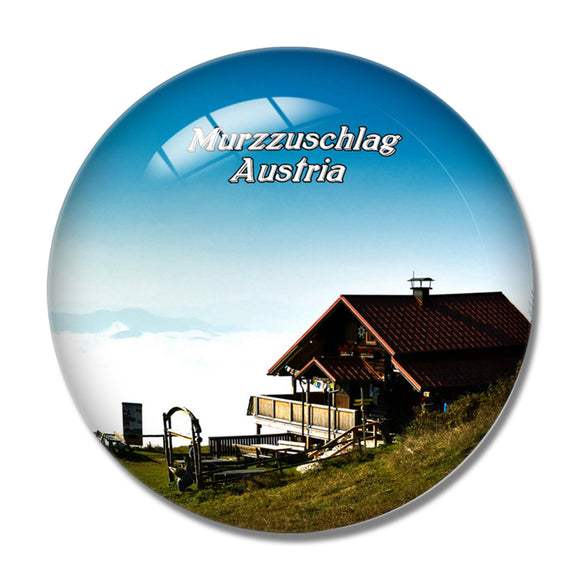 Murzzuschlag Austria 3D Fridge Magnet Crystal Glass