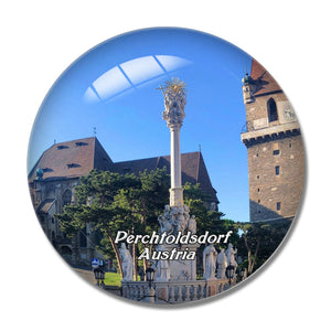 Perchtoldsdorf Austria 3D Fridge Magnet Crystal Glass