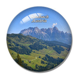 Saalbach Mountain Austria 3D Fridge Magnet Crystal Glass