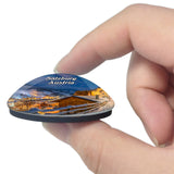 Salzburg  Pinzgau Night Austria 3D Fridge Magnet Crystal Glass