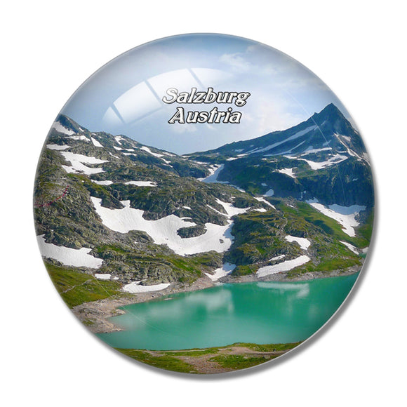 Salzburg Alpine Lake Austria 3D Fridge Magnet Crystal Glass