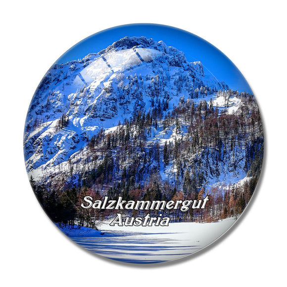 Salzkammergut Austria 3D Fridge Magnet Crystal Glass