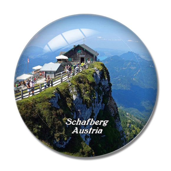 Schafberg Austria 3D Fridge Magnet Crystal Glass