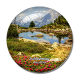 Schladming Gasselsee Austria 3D Fridge Magnet Crystal Glass