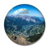 Schruns Montafon Austria 3D Fridge Magnet Crystal Glass