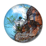 Schwarzau Mountain Austria 3D Fridge Magnet Crystal Glass