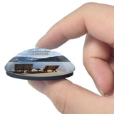 Seeboden Lake Austria 3D Fridge Magnet Crystal Glass