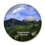 Sonnenalpe Nassfeld Mountain Austria 3D Fridge Magnet Crystal Glass