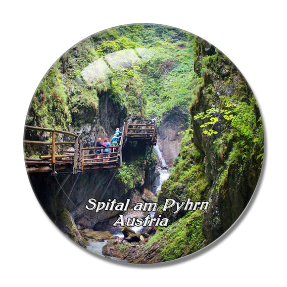 Spital am Pyhrn Alps Austria 3D Fridge Magnet Crystal Glass